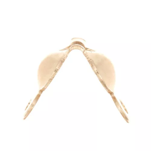 Cache noeuds 3.5 mm avec anneaux fermés en Gold filled (or laminé) x4