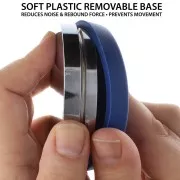 Bloc à taper rond 7.6 cm - Tas plat en acier avec base en silicone x1