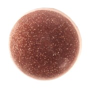 Cabochon rond 6 mm Gold Stone - Imitation Pierre de soleil x1