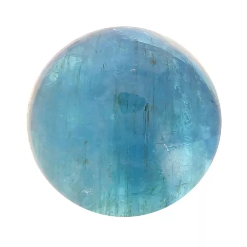 Cabochons ronds 4 mm en pierre gemme - Apatite x5
