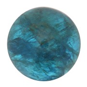 Cabochon rond 10 mm en pierre gemme - Apatite x1|raw }}