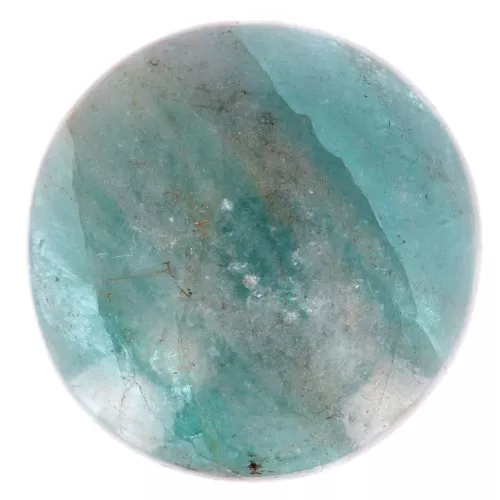 Cabochon rond 12 mm en pierre gemme - Apatite x1