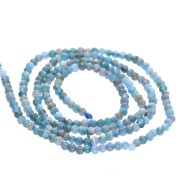 Perles rondes facettées 2 mm pierre gemme - Apatite x37cm|raw }}