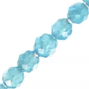 Perles rondes facettées 4 mm pierre gemme - Apatite x20