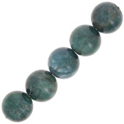 Perles rondes 8 mm pierre gemme - Apatite x10|raw }}
