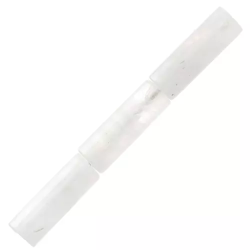 Perles tubes en pierre gemme 15x5 mm - Pierre de lune x5