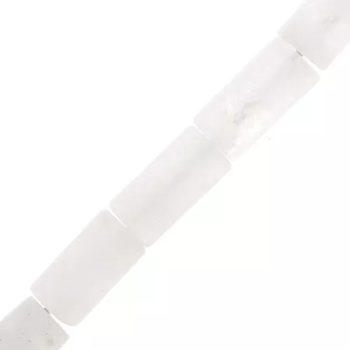 Perles tubes en pierre gemme 10x5 mm - Pierre de lune x5
