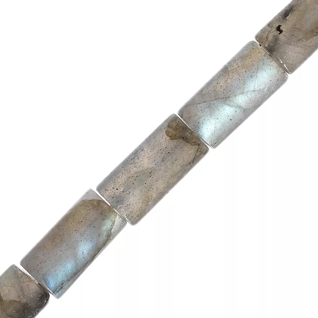 10 Perles En Labradorite Olives 8-15 Mm - Pierre Naturelle, Pour Création De Bijoux