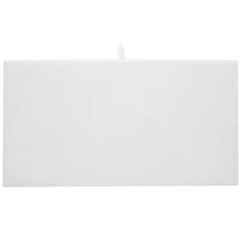 Fond rigide en velours pour tiroir Blanc x1
