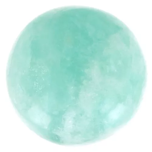 Cabochon rond 8 mm en pierre gemme - Amazonite x1