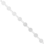 Chaîne maille Fantaisie cercle 4.1 mm en Argent 925 x50cm