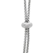 Bracelet réglable pour intercalaire maille vénitienne Acier Inoxydable 316L x22cm