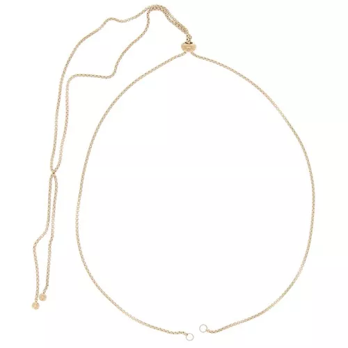 Collier réglable pour intercalaire maille Vénitienne Acier inox 304L Doré x70cm