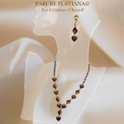 Perles torsadées nacrées 19x13 mm Olivine x10