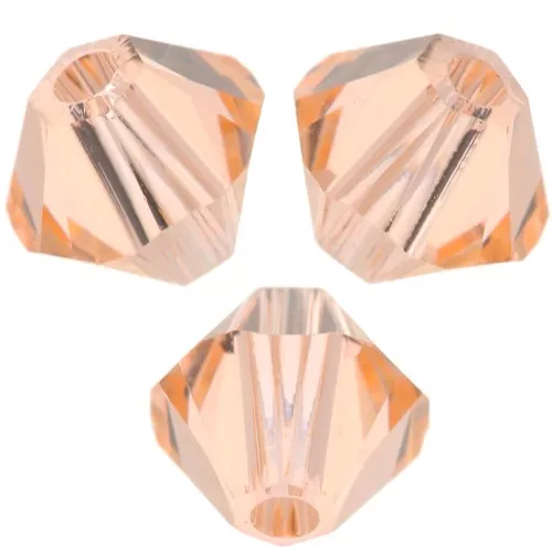 Toupies en cristal PureCrystal 5328 4 mm Light Peach x50