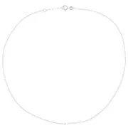 Tour de cou chaîne maille Forçat miroir 1.4 mm - Argent 925 x42 cm