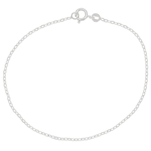 Bracelet maille Forçat limée 1.6 mm - Argent 925 x19cm