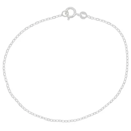 Bracelet maille Forçat limée 1.6 mm - Argent 925 x19cm