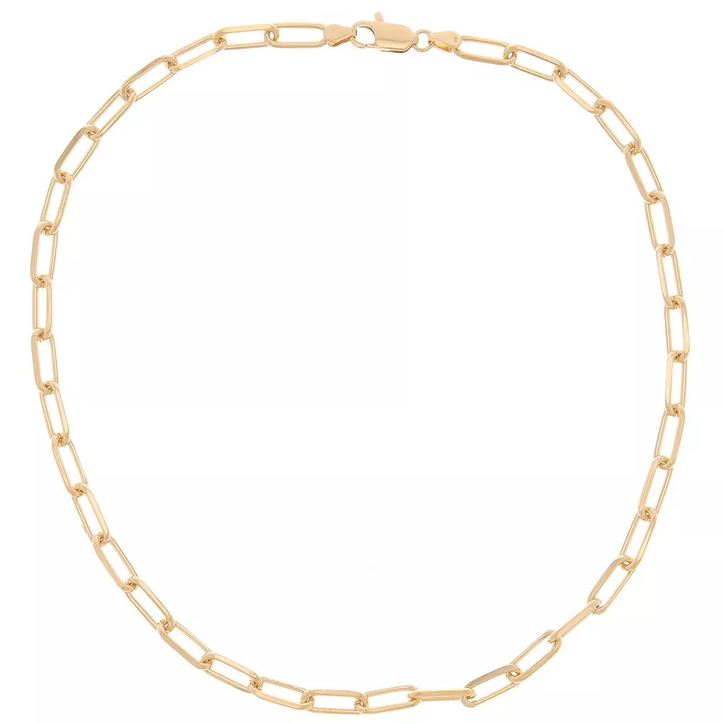 20 Colliers Chaîne En Laiton Plaqué Or 18K - Longueur 50 Cm - 1 Mm - Pour Création Bijoux - Beebeecraft - 3