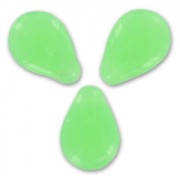 Gouttes plates 13x10 mm Jade Opal x10