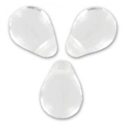 Gouttes plates 13x10 mm Crystal x10|raw }}