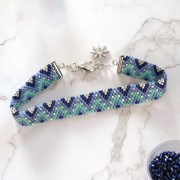 Embout pour tissage de perles rocailles & Delica Miyuki 10 mm - Doré à l'or fin