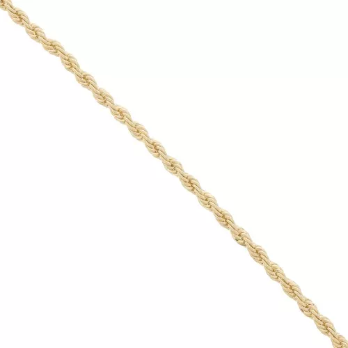 Chaîne maille Corde 3 mm - Doré x1m