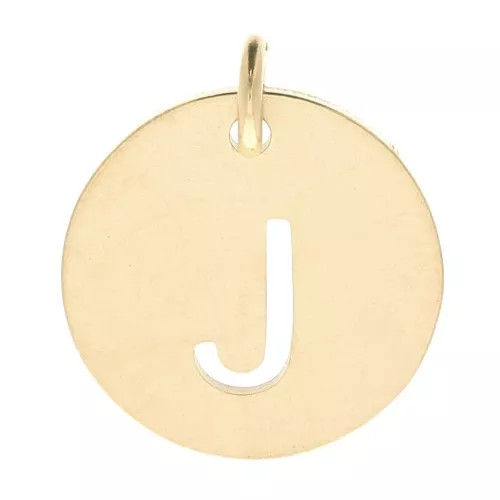 Breloques en acier Inox alphabet lettre O Doré acier inoxydable Breloques en acier Inox alphabet lettre O Doré acier inoxydable