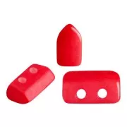 Perles en verre Piros® par Puca® 2x5 mm - Opaque Grenadine x10g