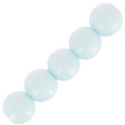 Perles en résine opaque 4 mm - Bleu clair x15|raw }}