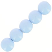 Perles en résine opaque 4 mm - Bleu ciel x15|raw }}