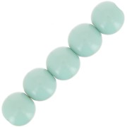 Perles en résine opaque 6 mm - Vert d'eau x10|raw }}