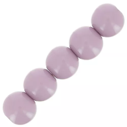Perles en résine opaque 6 mm - Lilas x10