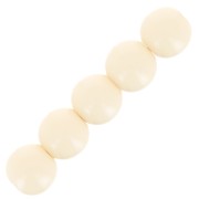 Perles en résine opaque 6 mm - Beige x10|raw }}