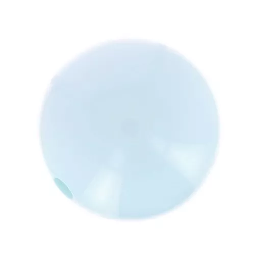 Perle en résine opaque 8 mm - Bleu clair x1