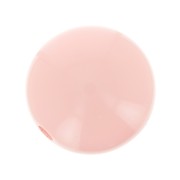 Perle en résine opaque 8 mm - Rose dragée x1
