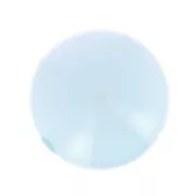 Perle en résine opaque 10 mm - Bleu clair x1