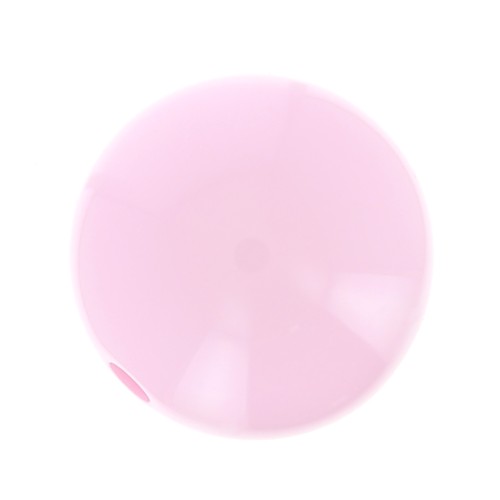 Perle en résine opaque 10 mm - Rose x1