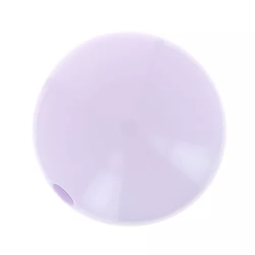 Perle en résine opaque 12 mm - Parme x1