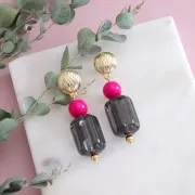 Perle en résine opaque 12 mm - Vert d'eau x1