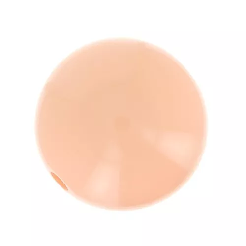 Perle en résine opaque 12 mm - Saumon x1