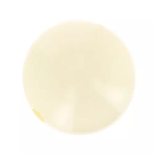 Perle en résine opaque 12 mm - Beige x1