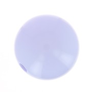 Perle en résine opaque 14 mm - Bleu layette x1|raw }}