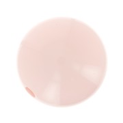 Perle en résine opaque 14 mm - Rose poudré x1