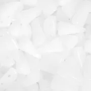 Perles en verre Vexolo 5x8 mm - Alabaster x30