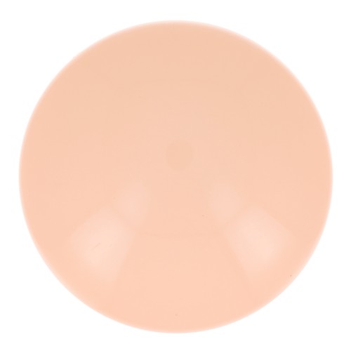 Cabochon rond en résine opaque 14 mm - Saumon x1