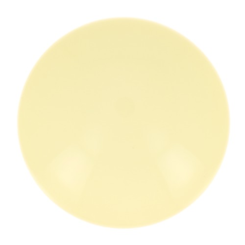 Cabochon rond en résine opaque 14 mm - Jaune pastel x1