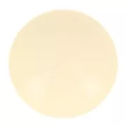Cabochon rond en résine opaque 14 mm - Beige x1