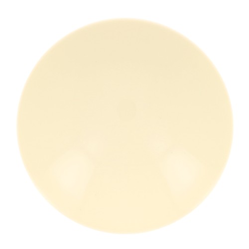 Cabochon rond en résine opaque 14 mm - Beige x1