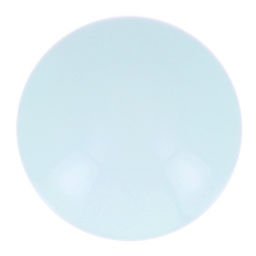 Cabochon rond en résine opaque 14 mm - Bleu clair x1